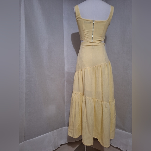 SHEIN XS-crop top and long skirt set cord-TEENS SEIZES DRESSY - Picture 11 of 13